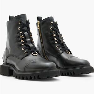 🆕 All Saints Lydia Cap Toe Combat Boots